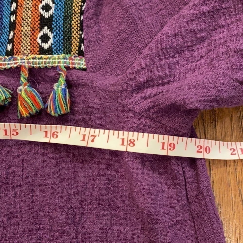 Jodifl Boho Lace tassel top purple S/M - Picture 8 of 9